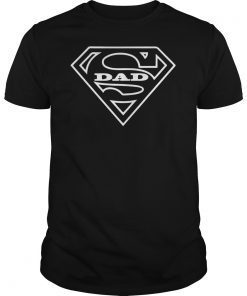 Super Dad T Shirt Father's Day Shirt Cool Funny Gift Men Tee