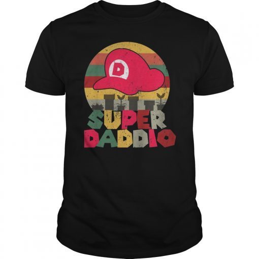 Super Daddio Shirt Vintage Tee FATHER'S DAY Dad Gift Shirt