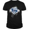 Superman New England Patriots tshirt