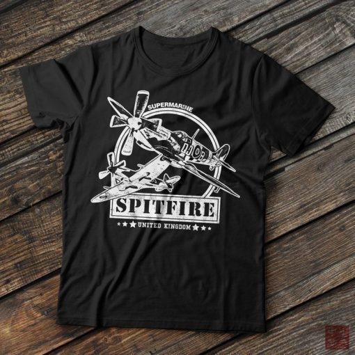 Supermarine Spitfire WW2 Aircraft T-Shirt