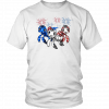 TURTLES BEAUTY AMERICA FLAG T-SHIRT INDEPENDENCE DAY 4TH OF JULY