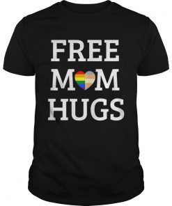 Trends Rainbow Heart LGBT Free Mom Hugs Sweat shirt