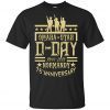 TrueKool D-Day 1944-2019 Omaha Utah Beach 75th Anniversary - Normandy Veteran Memorial Tee