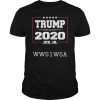 Trump 2020 JFK Jr. 2020 T-shirt Front and Back
