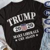 Trump 2020 the Sequel Make The Liberals Cry Again ,Trump , Donald trump, Trump 2020, Funny trump , Trump 2020 Donald trump T-Shirt