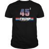 Trump 45 Squared Keep America Great Trump 2020 T-Shirt