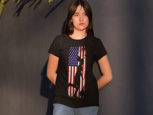US. Women Soccer team player Fan T-Shirt