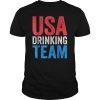 USA Drinking Team T-Shirt Fourth Of July Gift Shirt