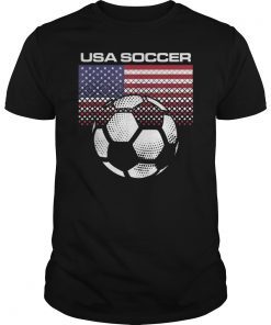 USA Flag Soccer Team Shirt France 2019 World Tournament