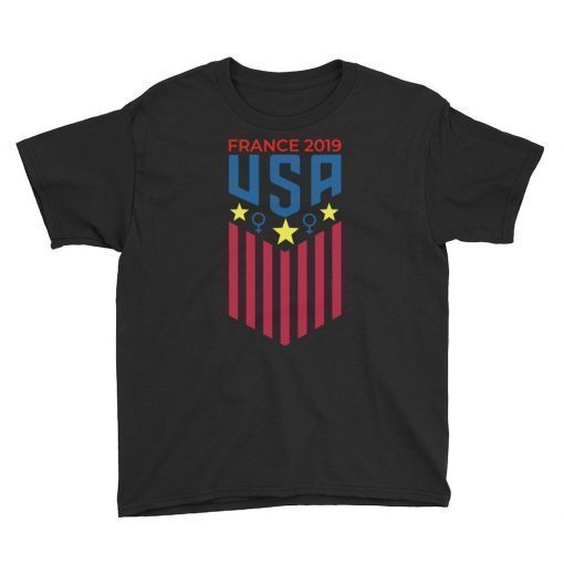 USA Soccer Jersey Women's Team France 2019 Cup Shirt