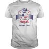 USA Soccer Team Shirt-France Womens 2019 Tournament Shirt