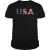 USA T Shirt US Flag Tee Patriodic 4th Of July America Gift T-Shirt