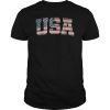 USA T Shirt US Flag Tee Patriodic 4th Of July America Tshirt