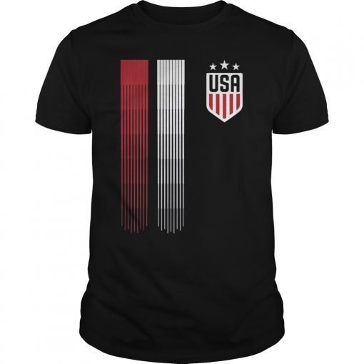 USA T-shirt, Cool USA Soccer T-shirt Womens Mens