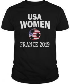 USA United States Women 2019 T Shirt Soccer Football Flag