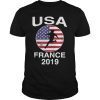 USA United States Women 2019 T Shirt Soccer Football Flag