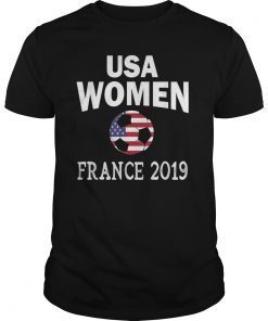 USA United States Women 2019 T Shirt Soccer Football Flag
