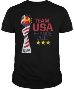 USA Women Soccer Team Shirt France 2019