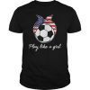 USA Womens Soccer Kit France 2019 Girls Football Fans Jersey T-Shirt