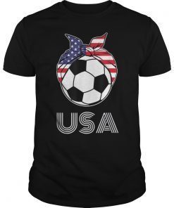 USA Womens Soccer Kit France 2019 Girls Football Fans Jersey T-Shirt