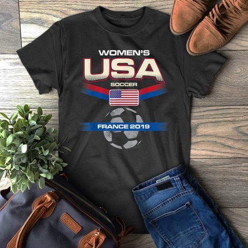 USA Women's Soccer TEE Shirt France 2019 World Championship