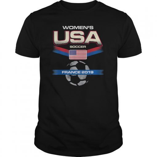 USA Women's Soccer Tshirt ,France 2019 World Championship