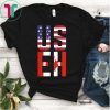 USEH America Canada Flag Funny American Canadian T-Shirt