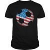 United States Soccer Ball Flag Jersey Shirt - USA Football