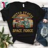 United States Space Force Punch Retro Vintage Sunset Shirts