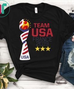 USA Women Soccer Team Shirt France 2019