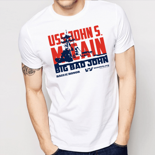 Uss John Mccain Big Bad John T-Shirt