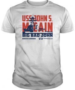 Uss John Mccain Big Bad John T-Shirt