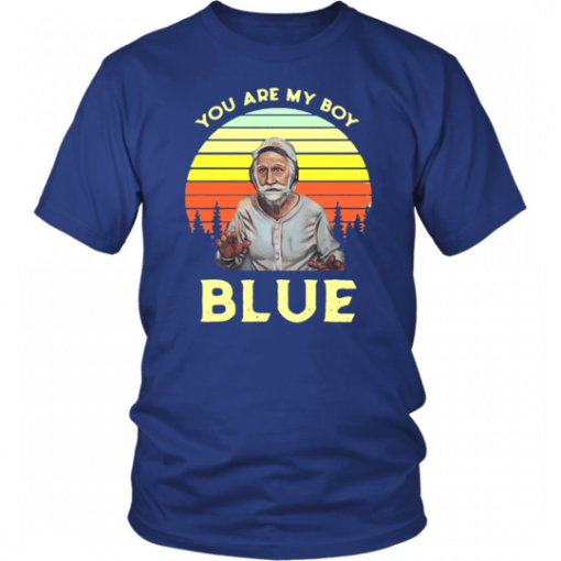 VINTAGE JOSEPH BLUE PULASKI YOU ARE MY BOY BLUE OLD SCHOOL SHIRT