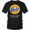 VOTE REMOVES STUBBORN ORANGE STAINS SHIRT