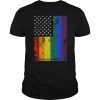 Vingate Rainbow American Flag LGBT Pride 2019 T-Shirt