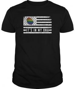 Vingate Rainbow American Flag LGBT pride month 2019 T Shirt