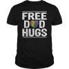 Vintage Free Dad Hugs T-Shirt Rainbow Heart Pride TShirt