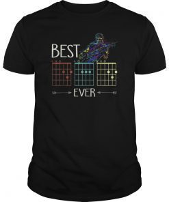 Vintage Guitar Chord Mean Dad Funny Dad Chord Tshirt For Dad