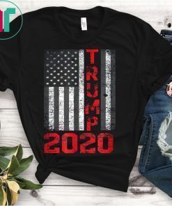 Vintage USA Flag 2020 Election Gifts Donald Trump T-Shirt