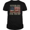 Vintage Veterans For Trump 2020 T shirt