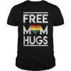 Vintage free mom hugs tshirt rainbow heart LGBT pride T-Shirt