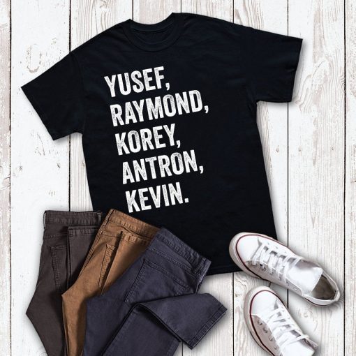 When They See Us Shirt Yusef Raymond Korey Antron & Kevin Tshirt Netflix Tshirt korey wise Shirt Central Park 5 Shirt Movie T-shirt