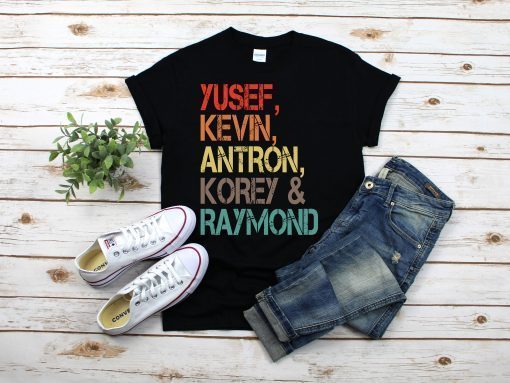 When They See Us Yusef Raymond Korey Antron & Kevin Netflix T-shirt Classic 2019 Tee Shirt