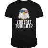 You Free Tonight Women's USA Patriotic 4th of July Eagle T-Shirt