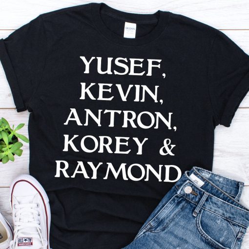 Yusef Raymond Korey Antron & Kevin Tshirt - korey wise Shirt - Central Park 5 Vintage Shirt T-shirt
