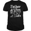firefighter father and son fireman tshirt fathers day gift
