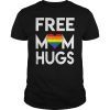 free mom hugs tshirt rainbow heart LGBT pride month T-Shirt