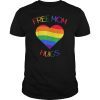 free mom hugs tshirt rainbow heart LGBT pride month TShirts
