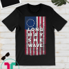 1776 Betsy Ross Flag Gift Shirt American Flag Shirt 13 Stars American Flag Gift T-Shirt