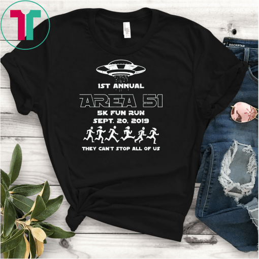 1ST Annual - Area 51 5k Fun Run SEPT 20 2019 Unisex Gift T-Shirts
